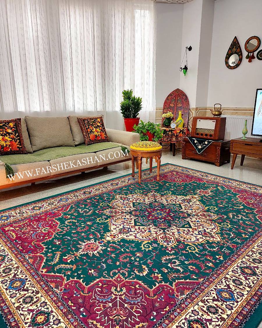 فرش-ماشینی-طرح-دستباف